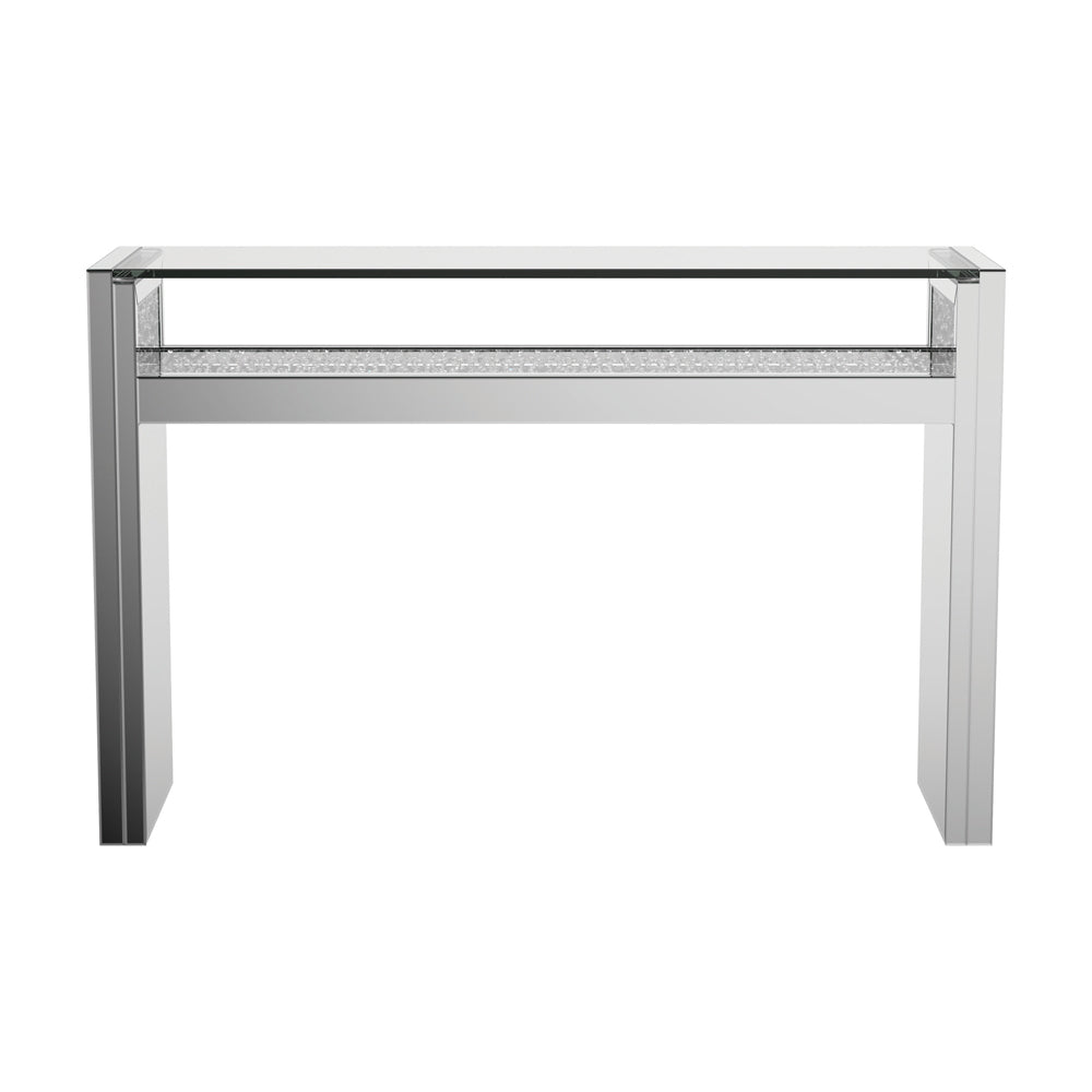 Console Table - Edna 1-shelf Console Table Silver