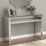 Console Table - Edna 1-shelf Console Table Silver