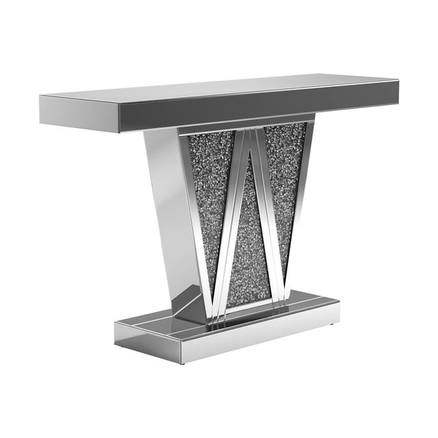 Crocus Rectangular Console Table Silver | Coaster - 951786 - Home Elegance USA - 1