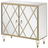 Astilbe 2 - door Accent Cabinet Mirror and Champagne - 951851 - image - 5