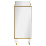 Astilbe 2 - door Accent Cabinet Mirror and Champagne | Coaster | Home Elegance USA