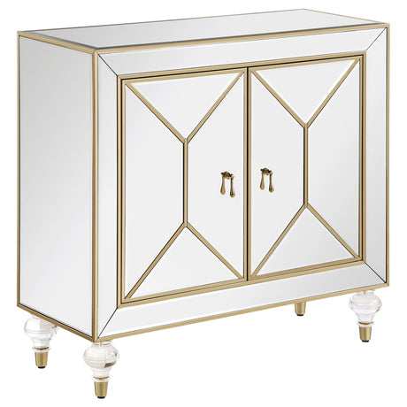 Lupin 2 - door Accent Cabinet Mirror and Champagne | Coaster | Home Elegance USA