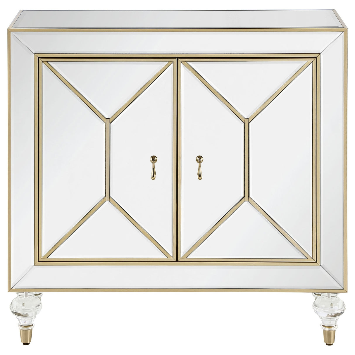 Lupin 2 - door Accent Cabinet Mirror and Champagne | Coaster | Home Elegance USA