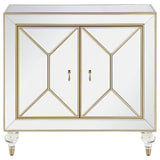 Lupin 2 - door Accent Cabinet Mirror and Champagne - 951854 - image - 4