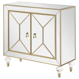 Lupin 2 - door Accent Cabinet Mirror and Champagne - 951854 - image - 6