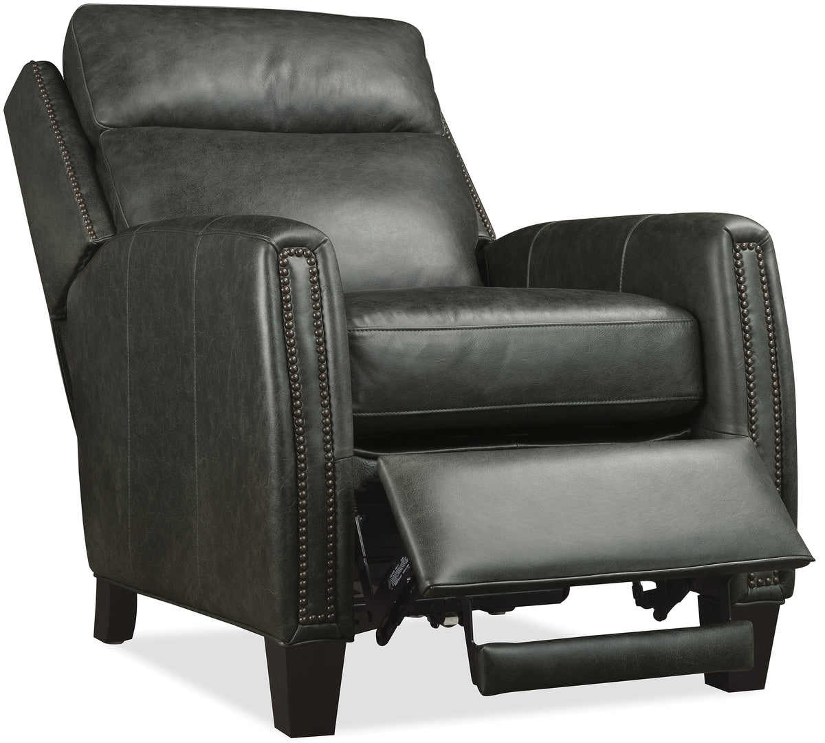 Jacklyn Power Recliner With Pop-Up Headrest - Dark Gray by Hooker Furniture - View 4