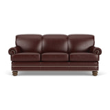 Bay Bridge Leather Sofa, Nailhead Trim | Flexsteel