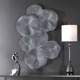 Ripley Pewter Metal Wall Art - Silver by Uttermost - View 4