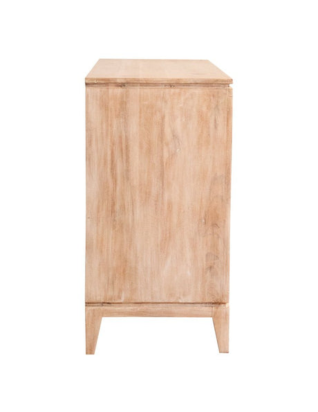 Eberto 2 - door Geometric Accent Cabinet White Distressed - 953408 - image - 11