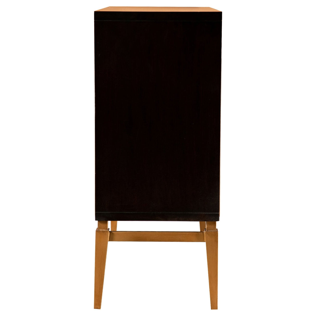 Zira Sunburst 2 - door Accent Cabinet Brown and Antique Gold | Coaster | Home Elegance USA