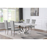 Allessandra Grey 5-piece Rectangular Dining Room Set