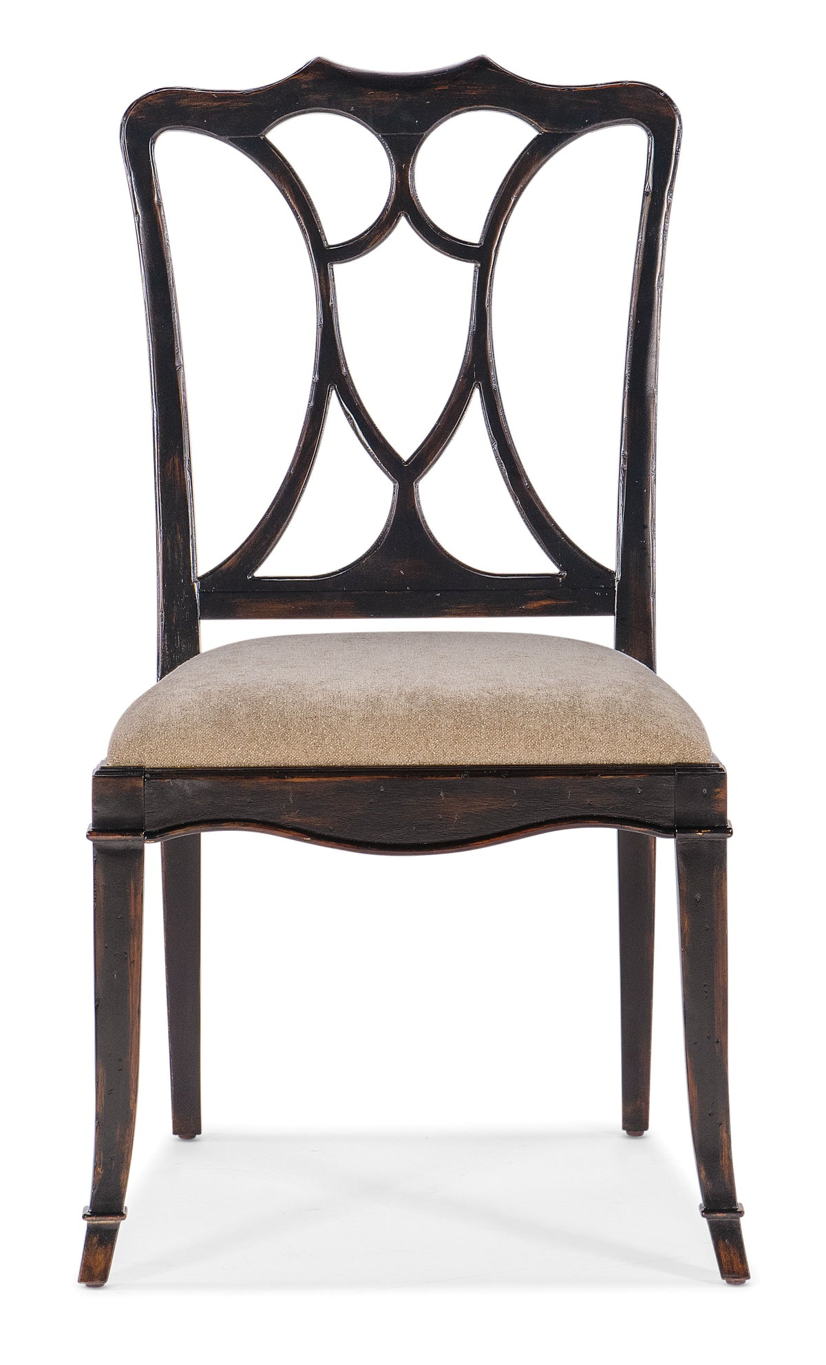 Charleston Upholstered Seat Side Chair (Set of 2) - Black by Hooker Furniture - View 7