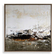 The Other Side Framed Abstract Art Black / Brown / Gray / Green / Orange / White / Yellow - Dark Gray / Beige by Uttermost - View 1