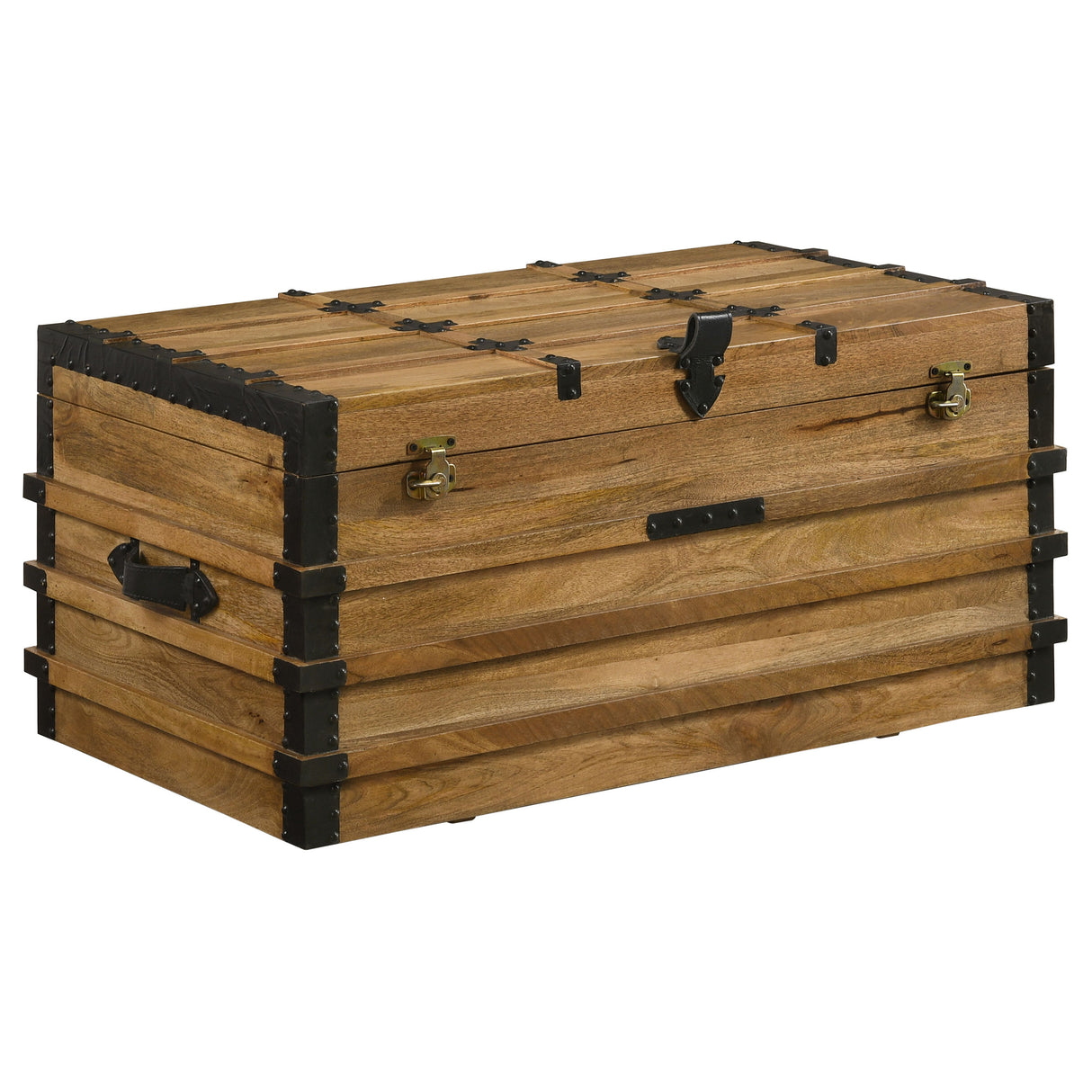 Storage Trunk - Simmons Rectangular Storage Trunk Natural and Black