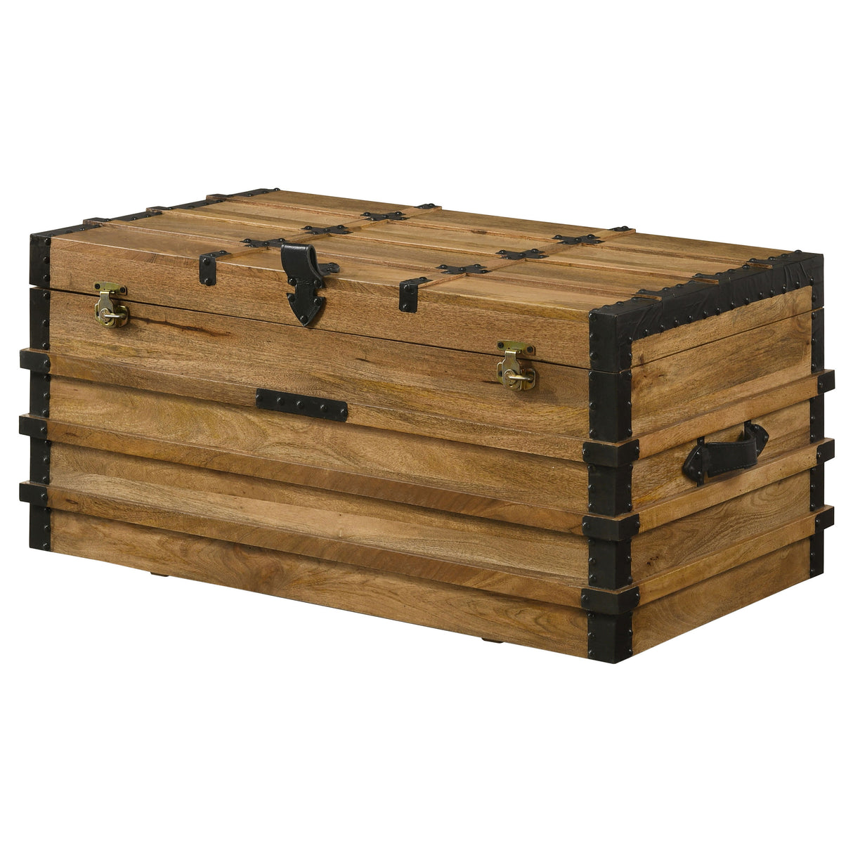 Storage Trunk - Simmons Rectangular Storage Trunk Natural and Black