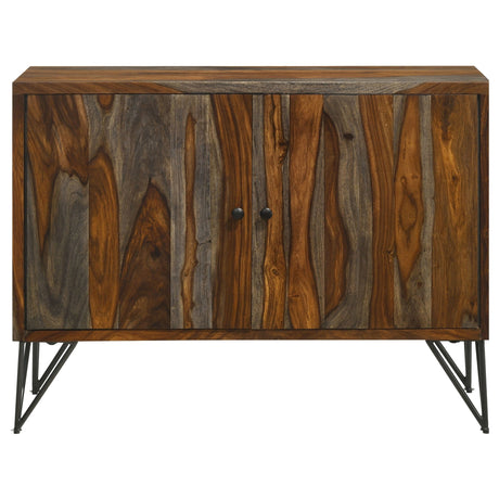 Macon 2 - door Accent Cabinet Sheesham Grey | Coaster | Home Elegance USA