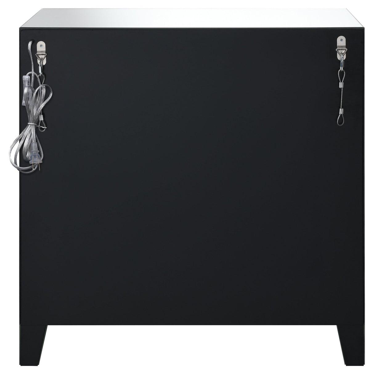 Arwen 2 - drawer Accent Cabinet Clear Mirror with LED Lighting - 959619 - image - 11