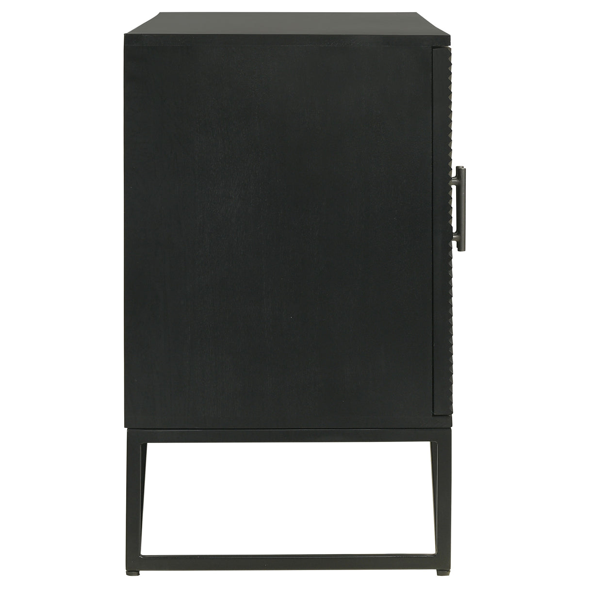 Accent Cabinet - Riddell 3-door Accent Cabinet Black