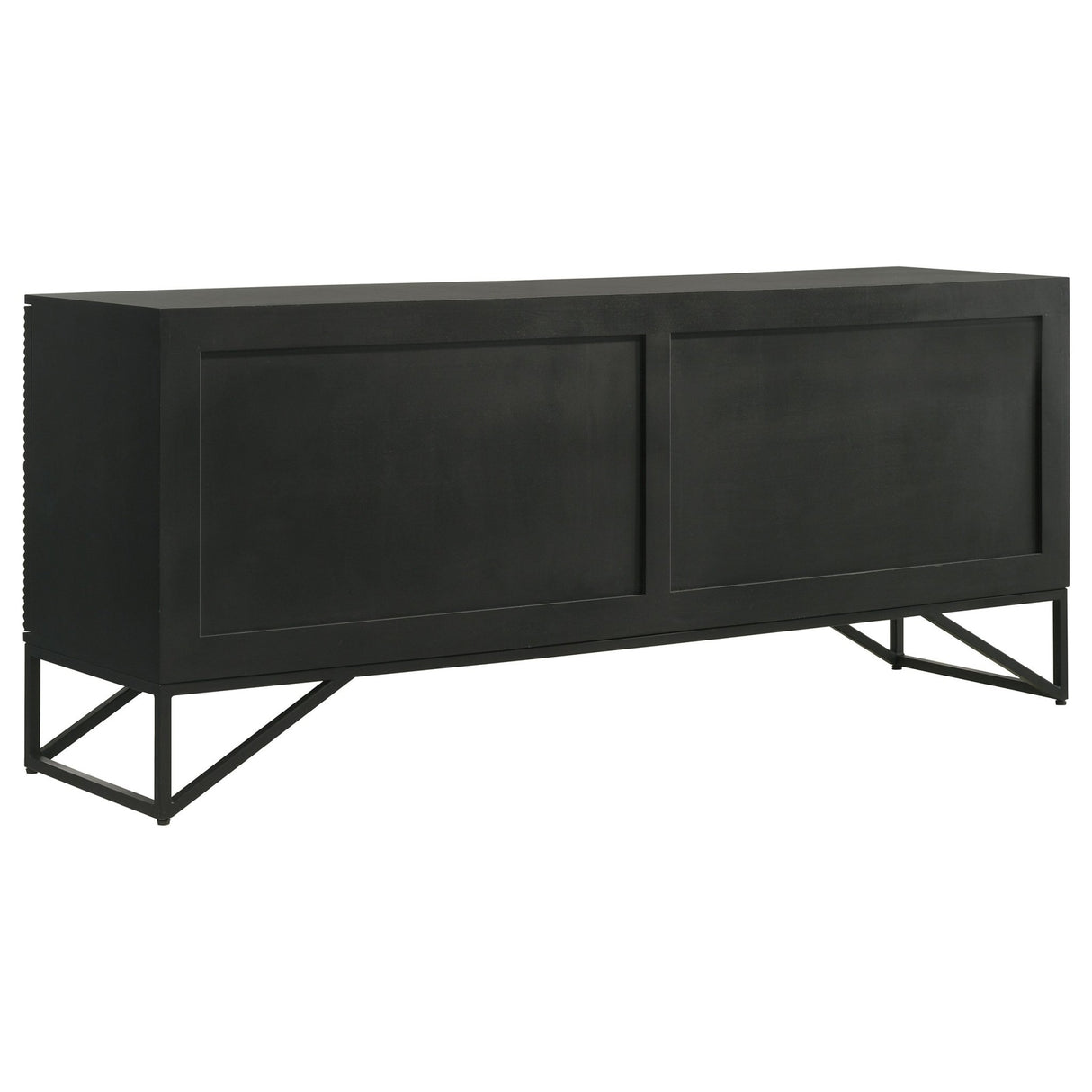 Riddell 4 - door Accent Cabinet Black | Coaster | Home Elegance USA