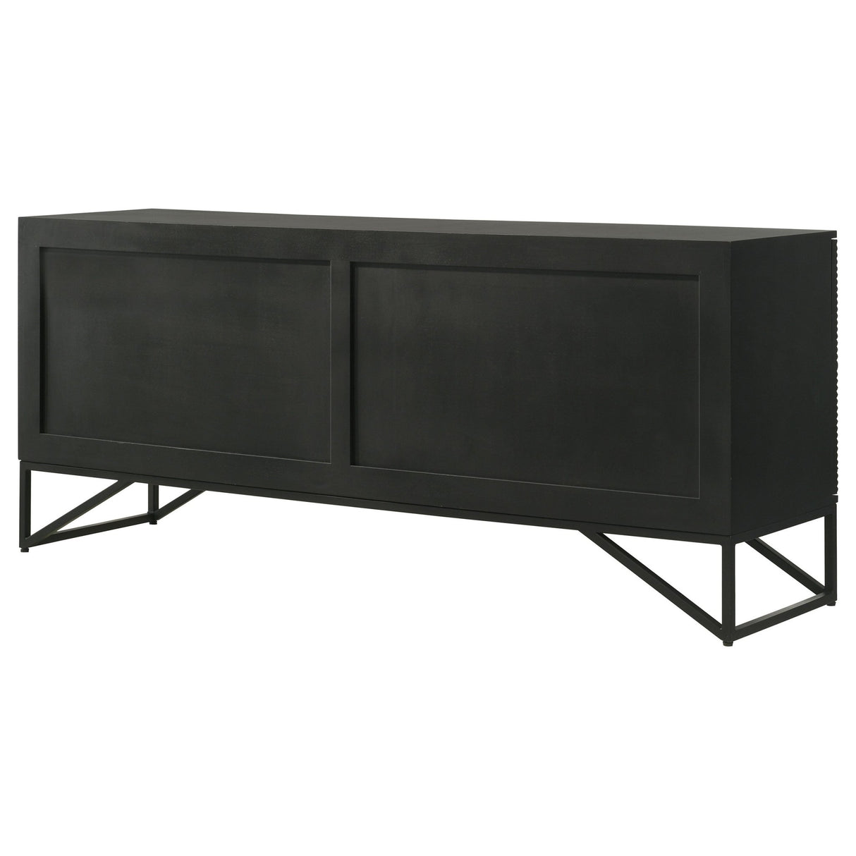 Riddell 4 - door Accent Cabinet Black | Coaster | Home Elegance USA