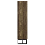 Carolyn 2 - door Accent Cabinet Rustic Oak and Gunmetal | Coaster - 959640 - Home Elegance USA - 8