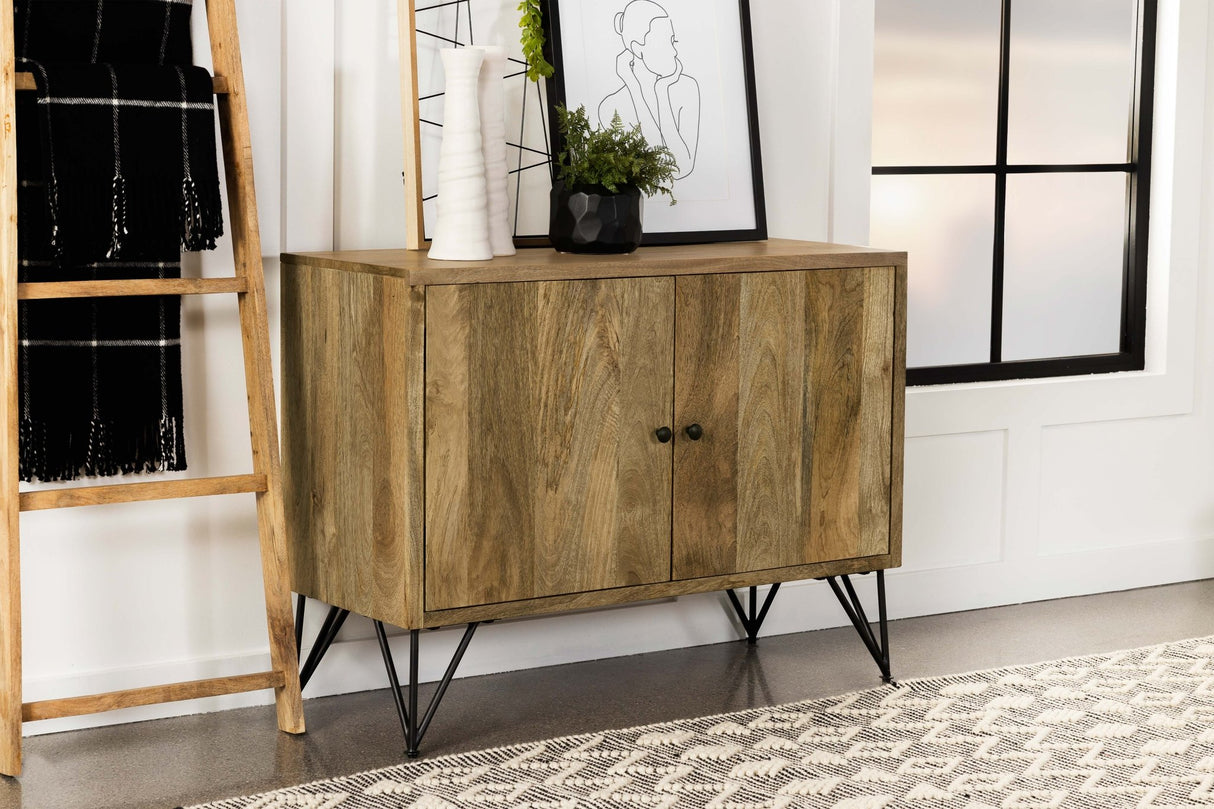 Accent Cabinet - Eileen Rectangular 2-door Accent Cabinet Natural