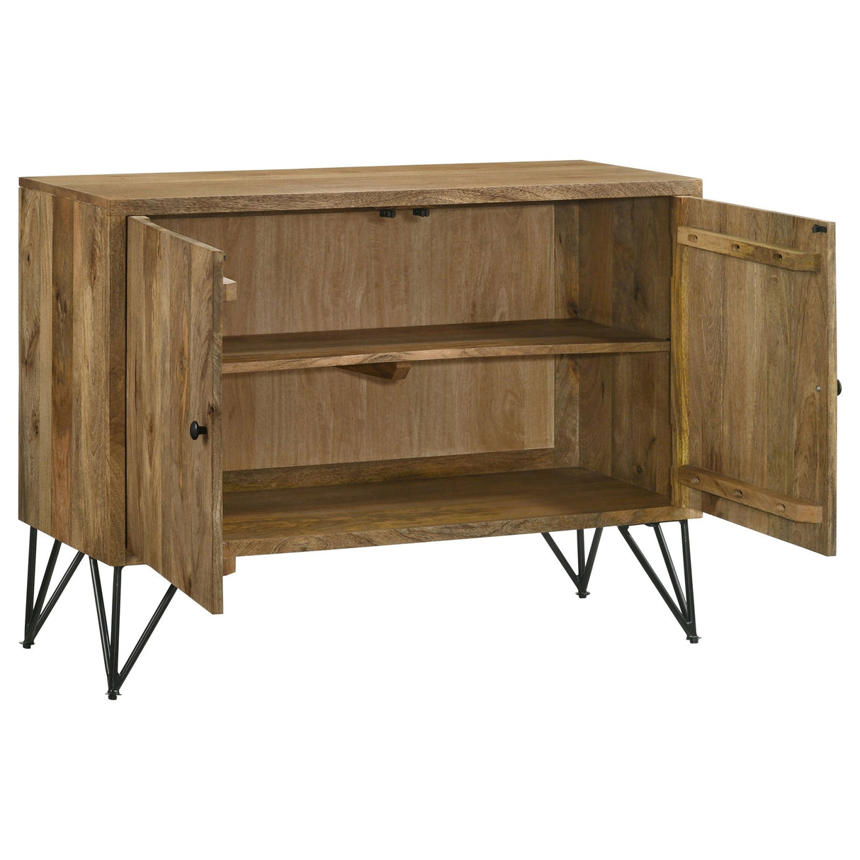 Accent Cabinet - Eileen Rectangular 2-door Accent Cabinet Natural