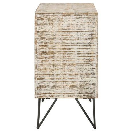Accent Cabinet - Maille 2-door Accent Cabinet White Washed