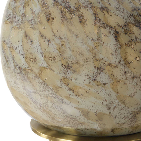 Rhine Brown Glass Table Lamp - Dark Brown by Uttermost - View 7