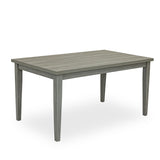 1pc Gray Color Rectangular Shape Table Dining Room Wooden Furniture