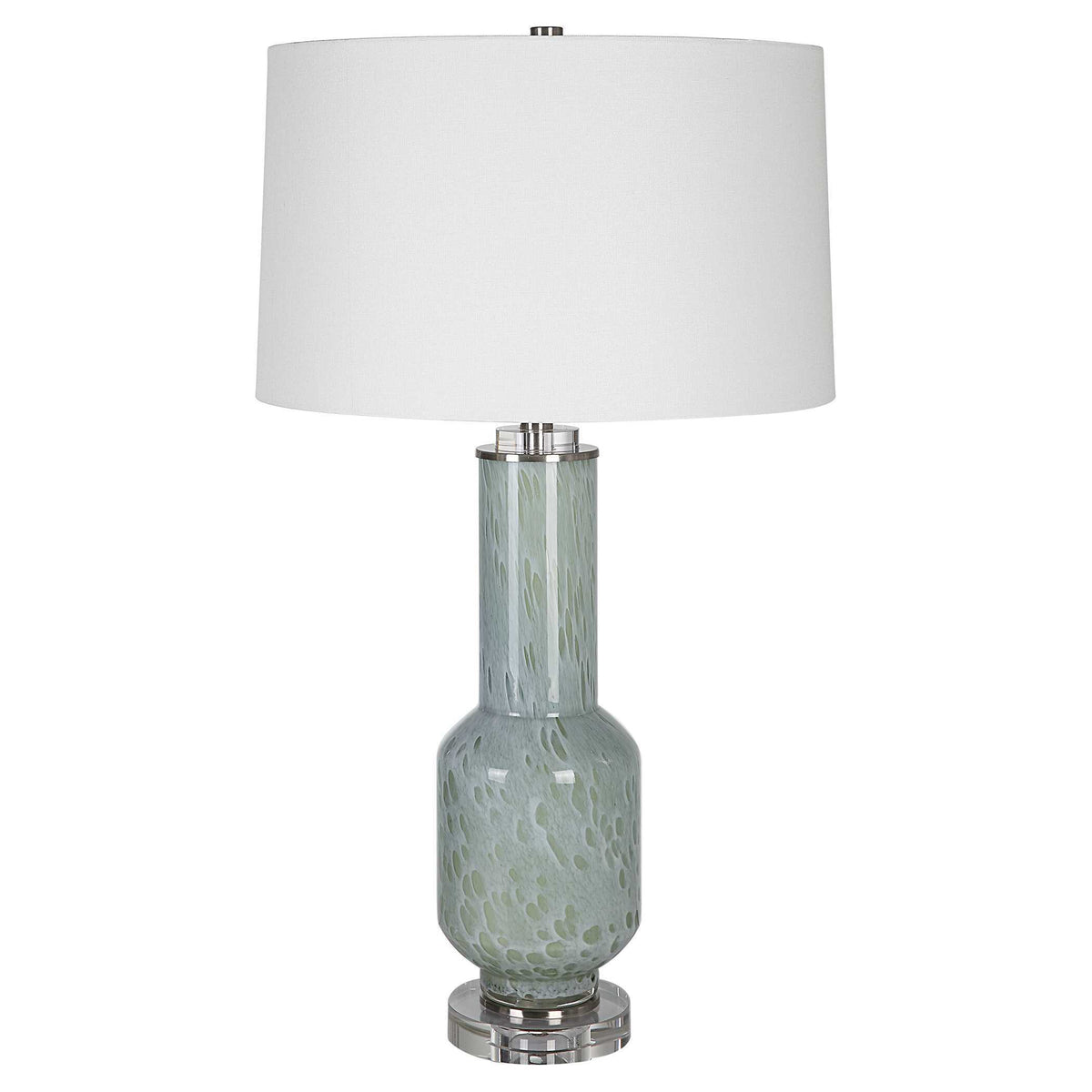Imperia Aqua Gray Table Lamp - Silver by Uttermost - View 4