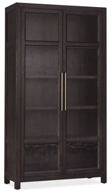 Driftwood Display Cabinet Burnt Timber - Black by Hooker Furniture - View 1