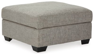 Ashley Storm Megginson Ottoman With Storage - Chenille | Home Elegance USA