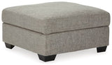 Ashley Storm Megginson Ottoman With Storage - Chenille | Home Elegance USA