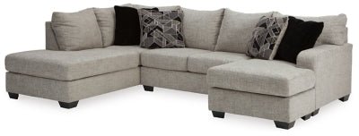 Ashley Storm Megginson 96006S2 2 - Piece Sectional with Chaise - Chenille | Home Elegance USA