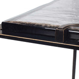 Eisen Textured Glass Accent Table - Bronze by Uttermost - View 6