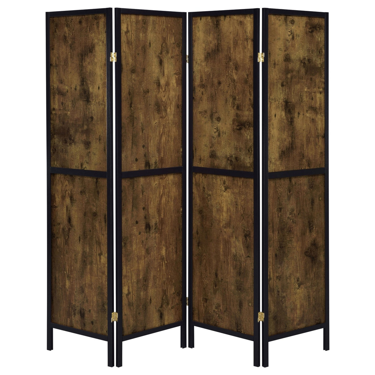 Deepika 4 - panel Folding Screen Antique Nutmeg and Black - 961413 - image - 3