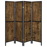 Deepika 4 - panel Folding Screen Antique Nutmeg and Black - 961413 - image - 4