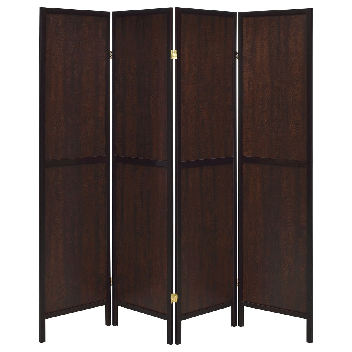 Deepika 4 - panel Folding Screen Tobacco and Cappuccino - 961414 - image - 4