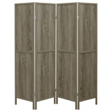 Deepika 4 - panel Folding Screen Grey Driftwood - 961415 - image - 3