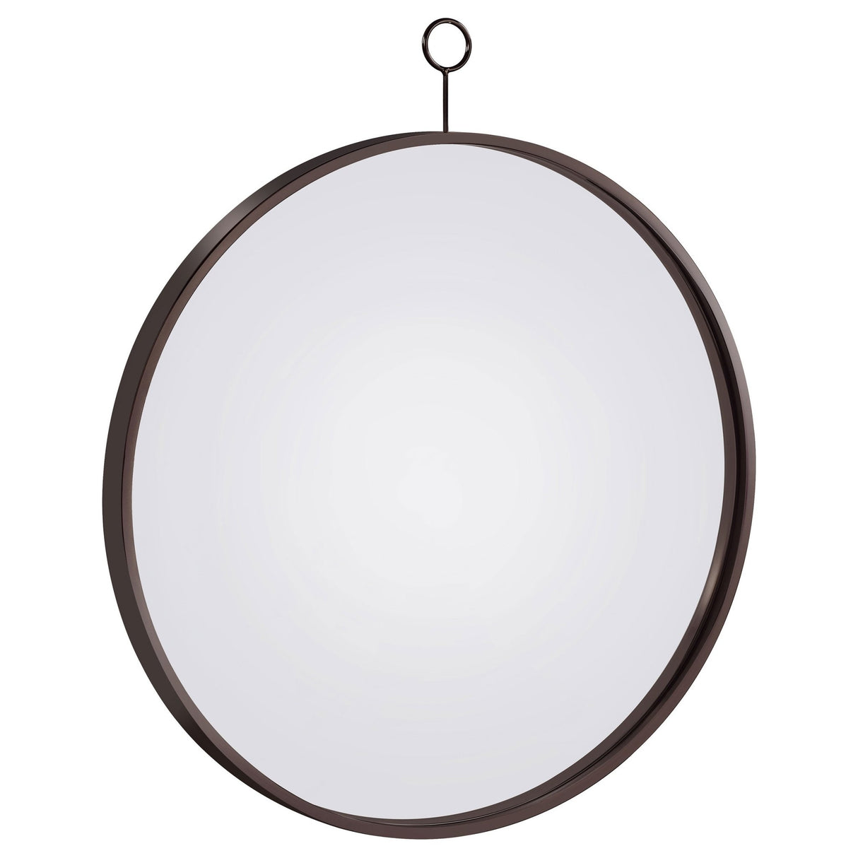 Wall Mirror - Gwyneth Round Wall Mirror Black Nickel