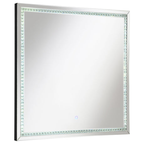 Wall Mirror - Noelle Square Wall Mirror with LED Lights