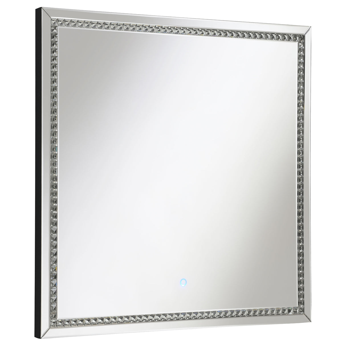 Wall Mirror - Noelle Square Wall Mirror with LED Lights