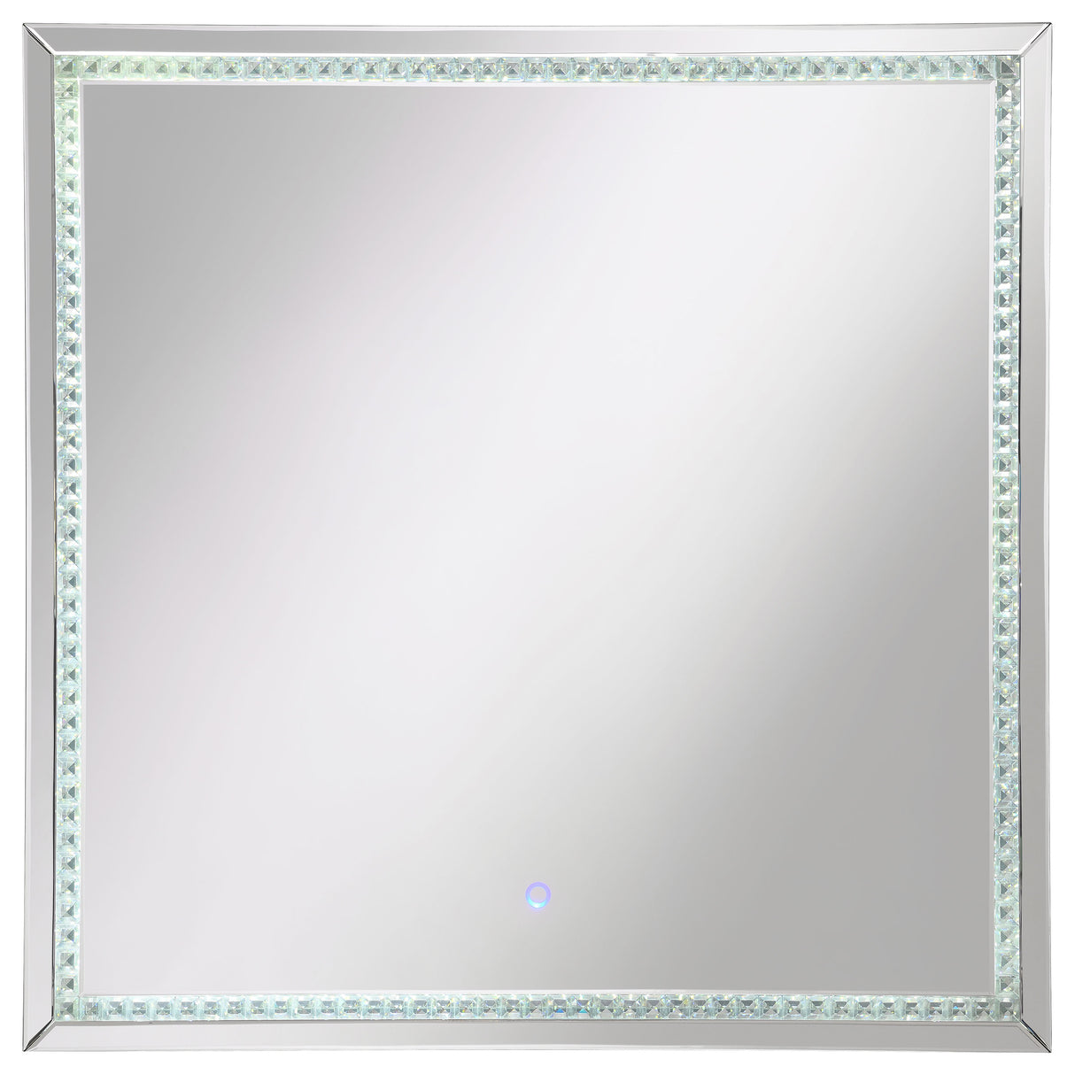 Wall Mirror - Noelle Square Wall Mirror with LED Lights