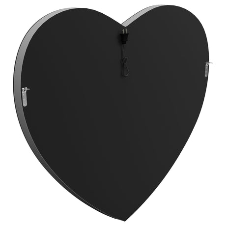 Aiko Heart Shape Wall Mirror Silver | Coaster - 961535 - Home Elegance USA - 6