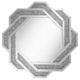 Wall Mirror - Mikayla Wall Mirror with Braided Frame Dark Crystal