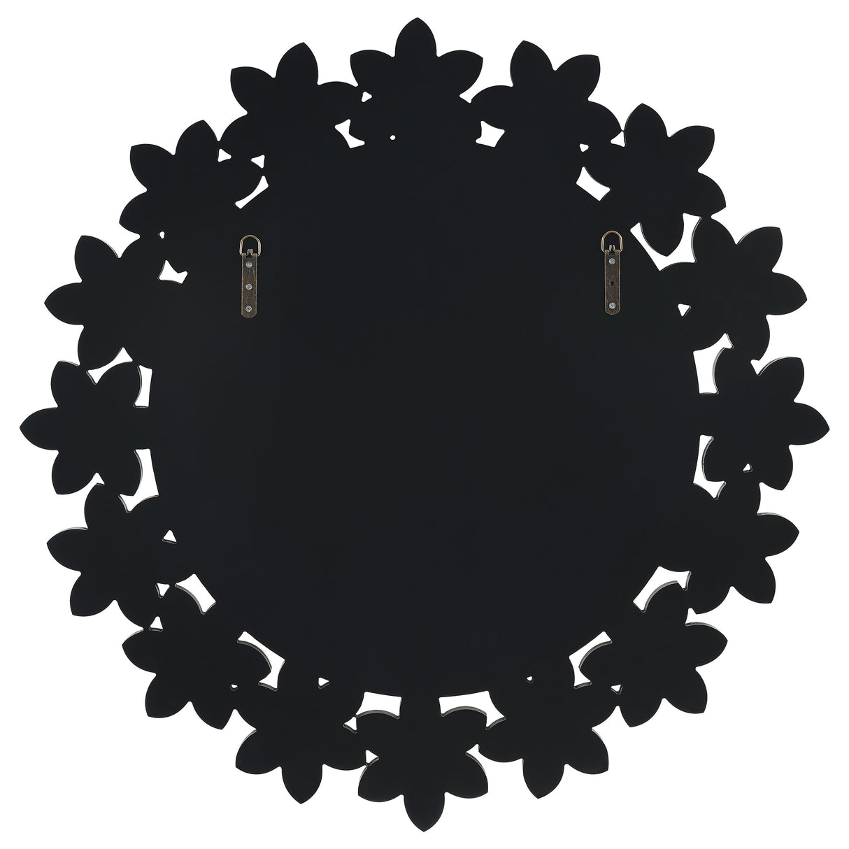 Wall Mirror - Cordelia Round Floral Frame Wall Mirror