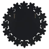 Wall Mirror - Cordelia Round Floral Frame Wall Mirror