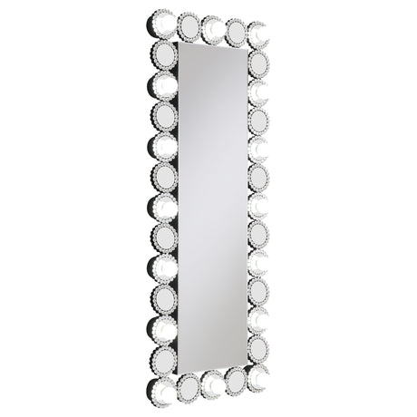 Wall Mirror - Aghes Rectangular Wall Mirror with LED Lighting Mirror