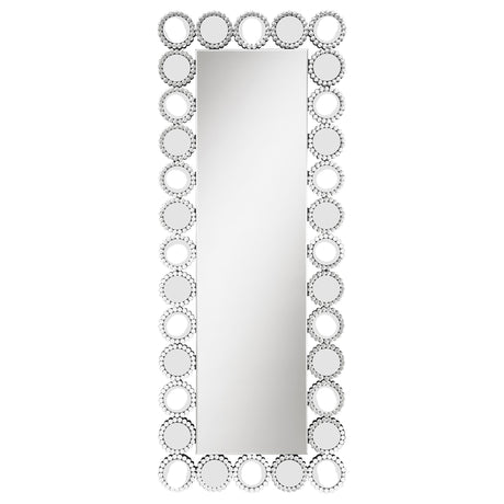 Wall Mirror - Aghes Rectangular Wall Mirror with LED Lighting Mirror